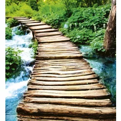 BOARDWALK fotótapéta, poszter, vlies alapanyag, 225x250 cm