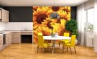 HELIANTHUS fotótapéta, poszter, vlies alapanyag, 225x250 cm