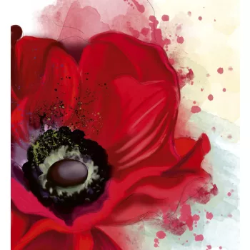 POPPY fotótapéta, poszter, vlies alapanyag, 225x250 cm