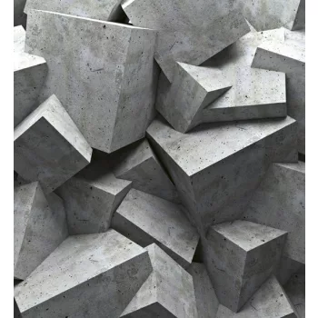   CONCRETE CUBES fotótapéta, poszter, vlies alapanyag, 225x250 cm