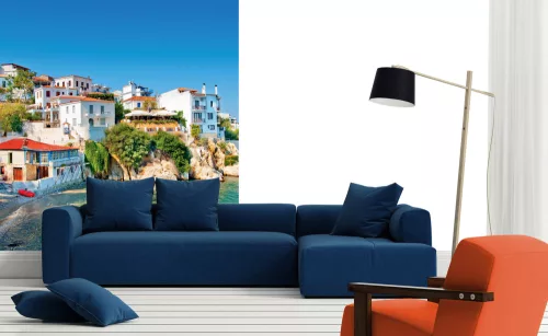 GREECE COAST fotótapéta, poszter, vlies alapanyag, 225x250 cm