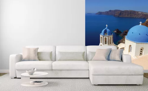 SANTORINI fotótapéta, poszter, vlies alapanyag, 225x250 cm