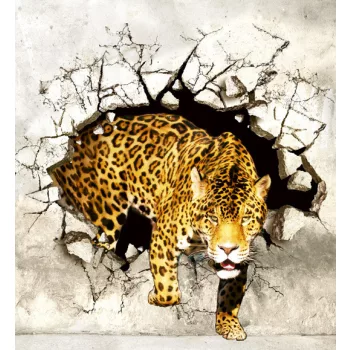   HUNTING PANTHER fotótapéta, poszter, vlies alapanyag, 225x250 cm