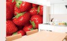 STRAWBERRY fotótapéta, poszter, vlies alapanyag, 225x250 cm