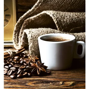   CUP OF COFFEE fotótapéta, poszter, vlies alapanyag, 225x250 cm