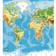 WORLD MAP fotótapéta, poszter, vlies alapanyag, 225x250 cm