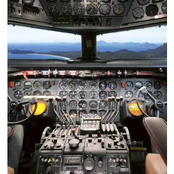   COCKPIT VIEW fotótapéta, poszter, vlies alapanyag, 225x250 cm