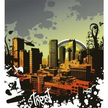 CITY fotótapéta, poszter, vlies alapanyag, 225x250 cm