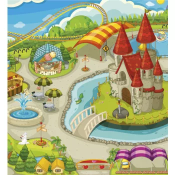   BEAUTIFUL PARK fotótapéta, poszter, vlies alapanyag, 225x250 cm