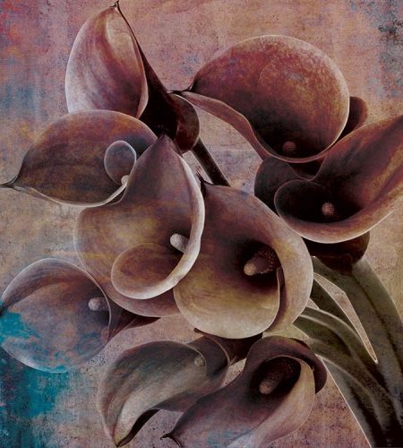 Virág fotótapéta, poszter, vlies alapanyag, 225x250 cm