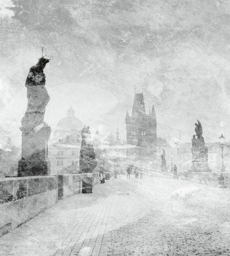 Károly híd fotótapéta, poszter, vlies alapanyag, 225x250 cm