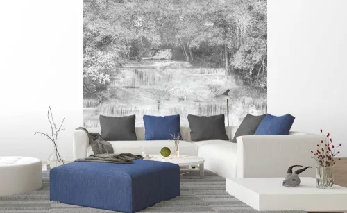 Vízesés fotótapéta, poszter, vlies alapanyag, 225x250 cm