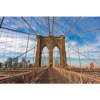   BROOKLYN BRIDGE fotótapéta, poszter, vlies alapanyag, 375x250 cm