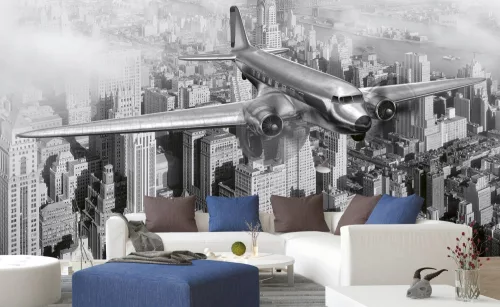 AIRPLANE fotótapéta, poszter, vlies alapanyag, 375x250 cm