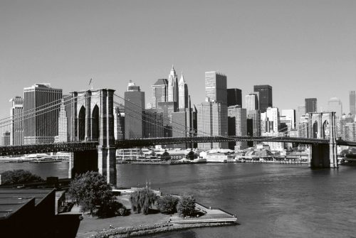 MANHATTAN GRAY fotótapéta, poszter, vlies alapanyag, 375x250 cm