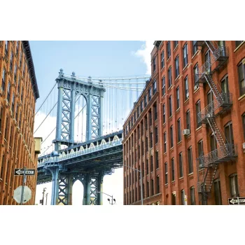  MANHATTAN BRIDGE fotótapéta, poszter, vlies alapanyag, 375x250 cm