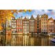 HOUSES IN AMSTERDAM fotótapéta, poszter, vlies alapanyag, 375x250 cm