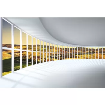   ROUNDED HALL fotótapéta, poszter, vlies alapanyag, 375x250 cm