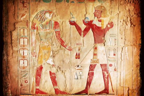 EGYPT PAINTING fotótapéta, poszter, vlies alapanyag, 375x250 cm