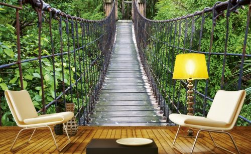 FOOTBRIDGE fotótapéta, poszter, vlies alapanyag, 375x250 cm