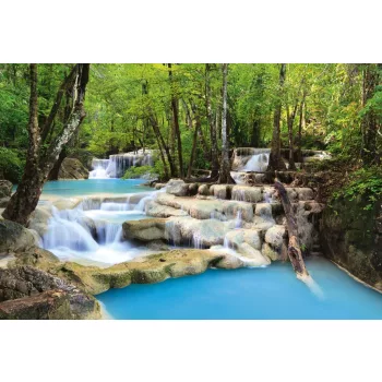 WATERFALL fotótapéta, poszter, vlies alapanyag, 375x250 cm