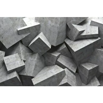   CONCRETE CUBES fotótapéta, poszter, vlies alapanyag, 375x250 cm