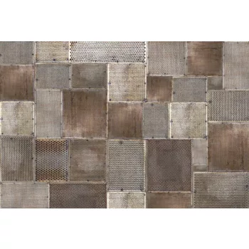   GRUNGE METAL fotótapéta, poszter, vlies alapanyag, 375x250 cm