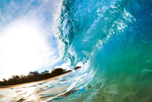 OCEAN WAVE fotótapéta, poszter, vlies alapanyag, 375x250 cm
