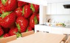 STRAWBERRY fotótapéta, poszter, vlies alapanyag, 375x250 cm