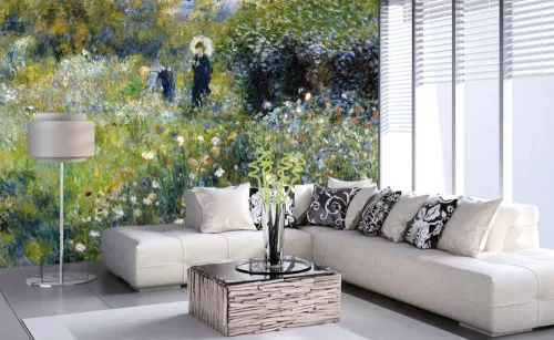 WOMAN IN GARDEN fotótapéta, poszter, vlies alapanyag, 375x250 cm