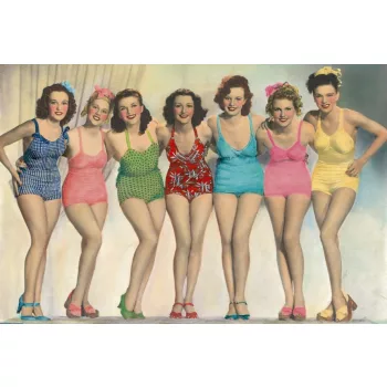   CHARMING LADIES fotótapéta, poszter, vlies alapanyag, 375x250 cm