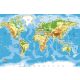 WORLD MAP fotótapéta, poszter, vlies alapanyag, 375x250 cm