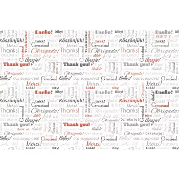 THANK YOU fotótapéta, poszter, vlies alapanyag, 375x250 cm