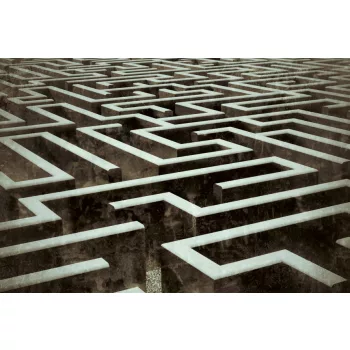 LABYRINTH fotótapéta, poszter, vlies alapanyag, 375x250 cm