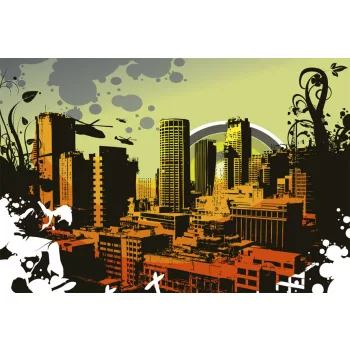 CITY fotótapéta, poszter, vlies alapanyag, 375x250 cm