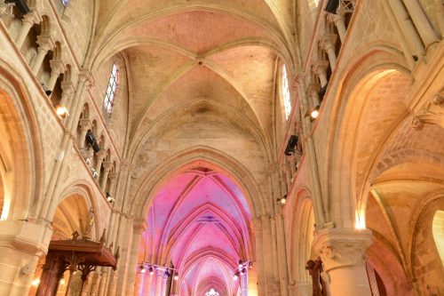 Vlies Fotótapéta - Church of Auvers sur Oise - 375x250 cm