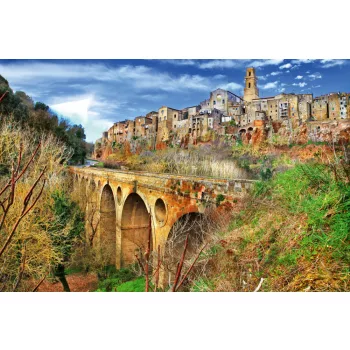   PITIGLIANO fotótapéta, poszter, vlies alapanyag, 375x250 cm