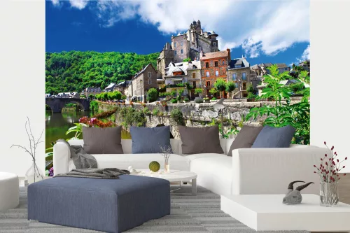 Vlies Fotótapéta - Estaing France - 375x250 cm