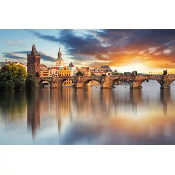   CHARLES BRIDGE fotótapéta, poszter, vlies alapanyag, 375x250 cm