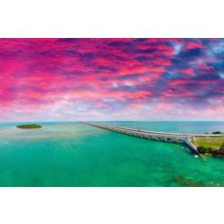 Vlies Fotótapéta - Florida Keys bridge - 375x250 cm