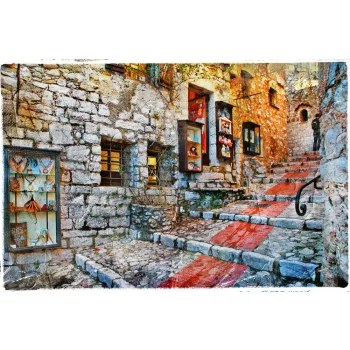 Vlies Fotótapéta - French village - 375x250 cm