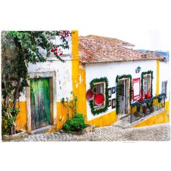 Vlies Fotótapéta - Old town Obidos - 375x250 cm