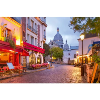 Vlies Fotótapéta - Quarter Montmartre - 375x250 cm