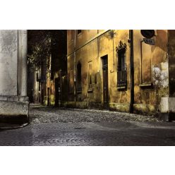 Vlies Fotótapéta - Dark alley at night - 375x250 cm