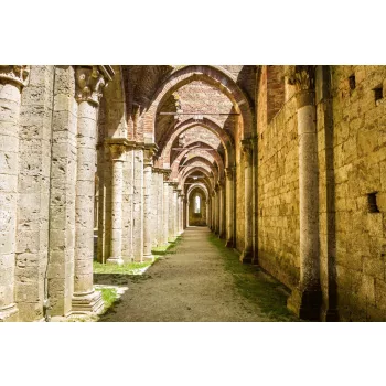 Vlies Fotótapéta - Ruined church - 375x250 cm