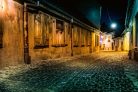 Vlies Fotótapéta - Old street in Sibiu - 375x250 cm