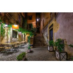 Vlies Fotótapéta - Cozy street in Rome - 375x250 cm