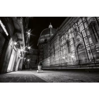 Vlies Fotótapéta - Early morning street - 375x250 cm