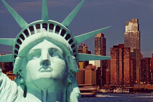Vlies Fotótapéta - Statue of Liberty - 375x250 cm