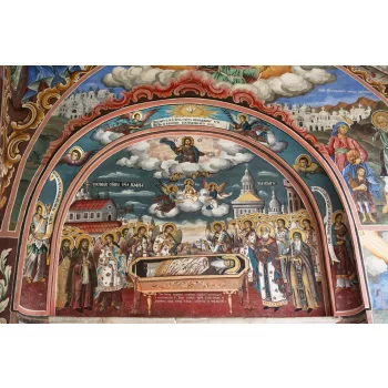 Vlies Fotótapéta - Rilai kolostor, Bulgária  - 375x250 cm